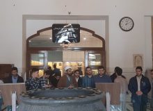 گزارش تصویری از حضور دانش‌پژوهان مدرسه رمضانیه حکمت اسلامی در موزه آستان قدس رضوی